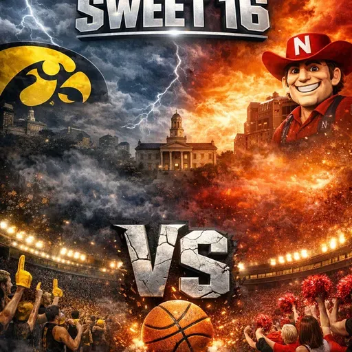 Sweet 16 Iowa vs Nebraska: Preview and Prediction