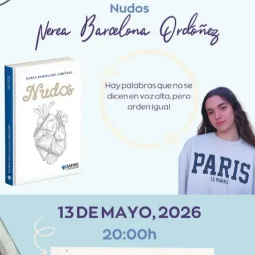 Nerea Barcelona presenta Nudos, un poemario sobre dolor, amistad y liberación