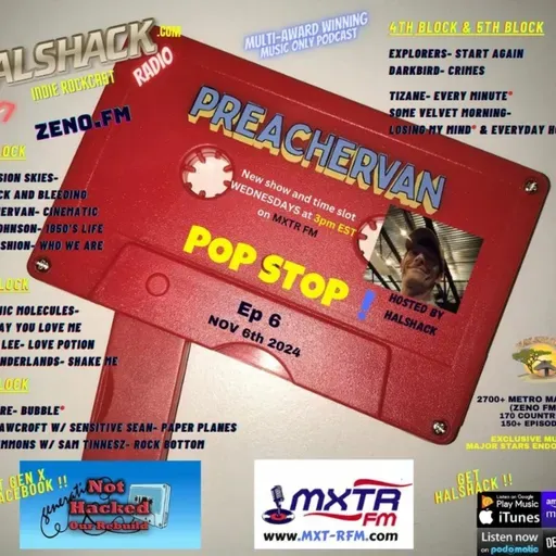 Episode 313: Halshack (Non Stop Pop 6) no host- April 12, 2026- (POP STOP 6)-Original Nov 6, 2024- Shacklist on Halshack com- Find the full version on the podcast feed