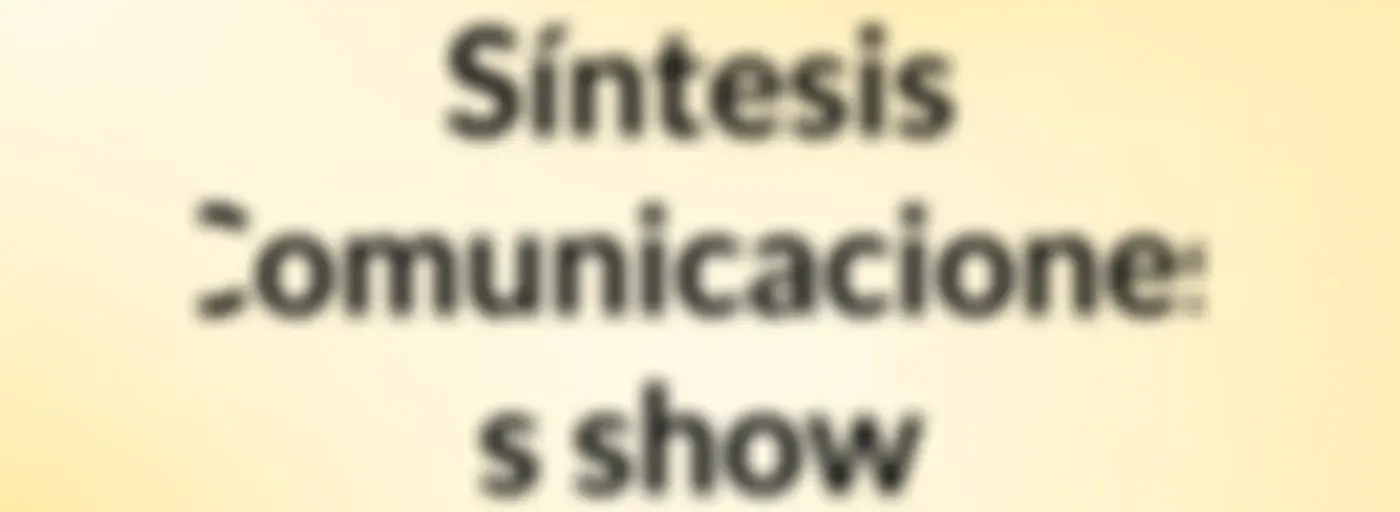 Síntesis Comunicaciones's show
