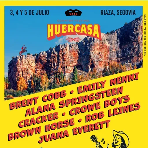 Sábado 7 de marzo de 2026: country a nuestra manera/Huercasa Country Festival 2026.