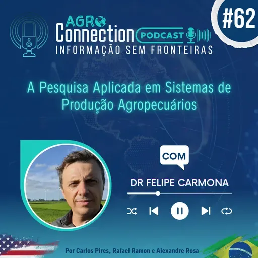 Ep #62 - A Pesquisa Aplicada em Sistemas de Produção Agropecuários - com Dr Felipe Carmona