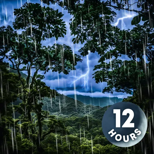 Sleep to Heavy Rain & Epic Thunder | 12 Hour