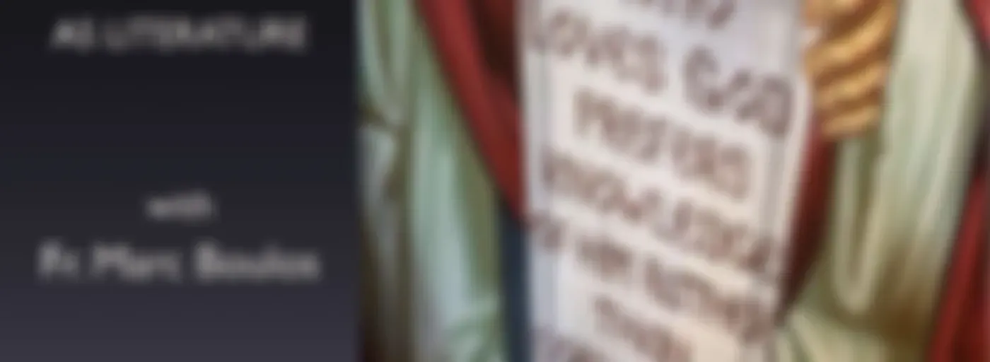 The Bible as Literature