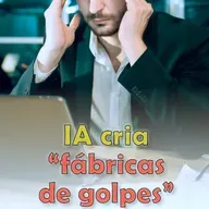 Inteligência artificial cria “fábricas de golpes”