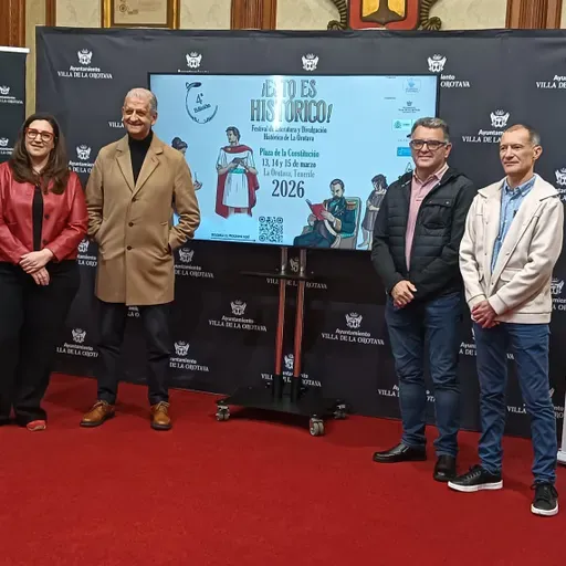 La Orotava. Presentación Festival de Literatura ¡ Esto es Histórico!