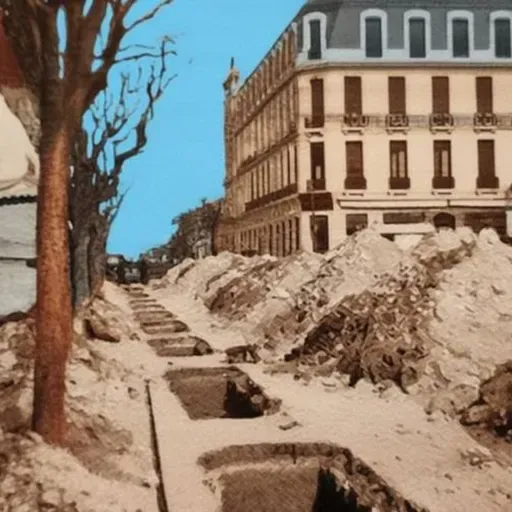 La zanja de Parchappe, mucha miasma y se vienen las cloacas directo al mar azul.