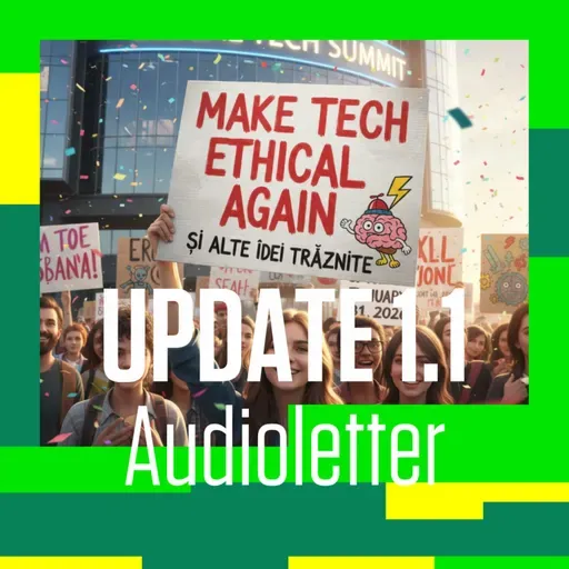 🤪 Make Tech Ethical Again. Și alte idei trăznite | 🎧 AUDIOLETTER UPDATE 1.1 | 🗞️ Știrile digital & tech ale lunii ianuarie 2026