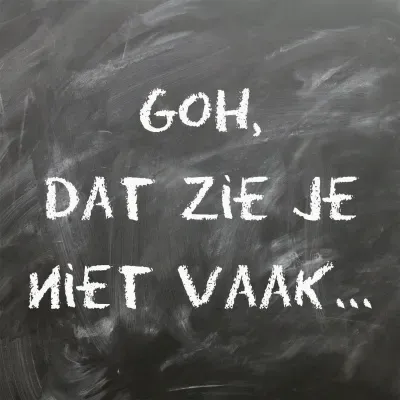 "Goh, dat zie je niet vaak..." - Mei 2022