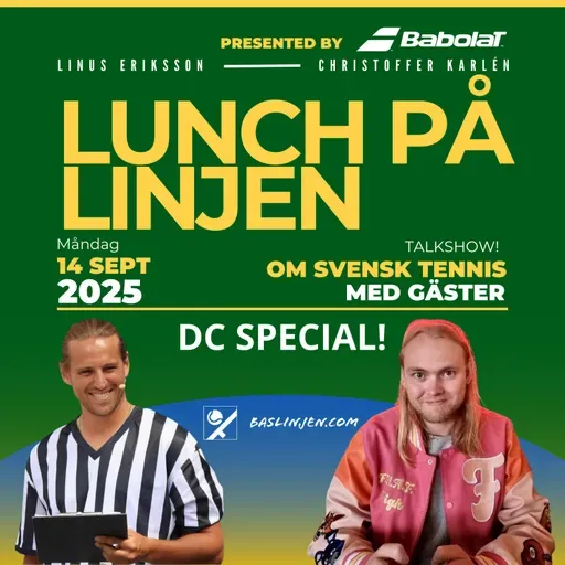 Lunch på Linjen, 14 september DC-Special! Med Markus Eriksson, Love Nyqvist, Emil Carlson & Olle Wallin