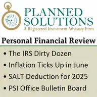 The IRS Dirty Dozen Inflation Ticks Up in June SALT Deduction for 2025