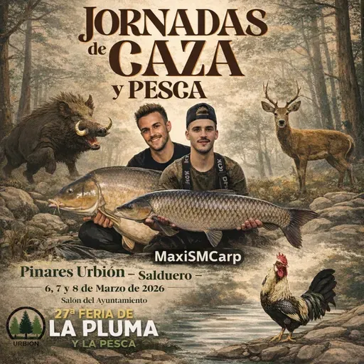 Salduero estrena las Jornadas de Caza y Pesca Pinares de Urbión, MaxiSMCarp en Estrela Lake ( Portugal ) y La Vecilla