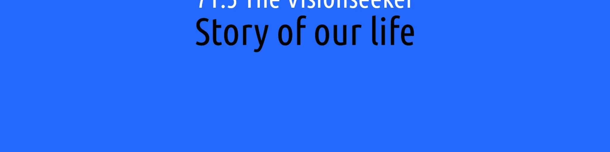 71.5 The Visionseeker