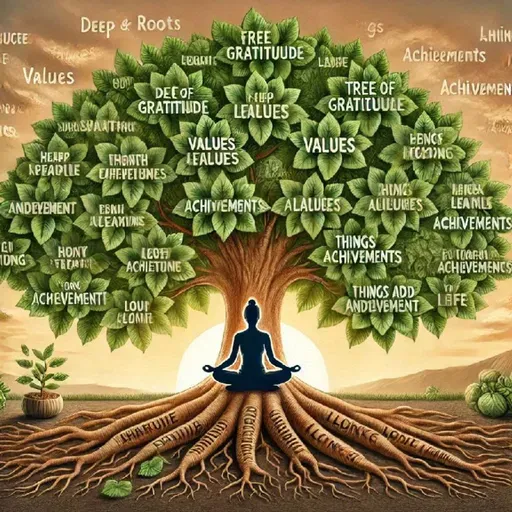 Meditación del árbol de gratitud