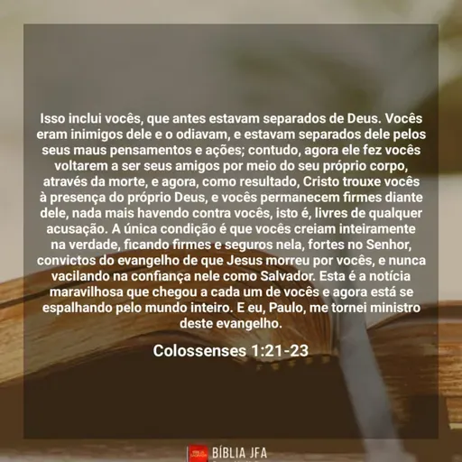 Cristo - esperança da glória!