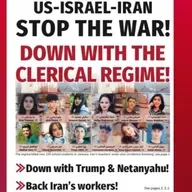 762 — US-Israel-Iran: Stop the war! Down with the clerical regime! Don with Trump & Netanyahu! Back Iran's workers! | Against the far right: a workers' front