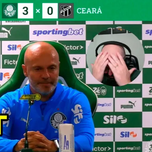 REACT - Coletiva Vitor Castanheira - Palmeiras 3x0 Ceará