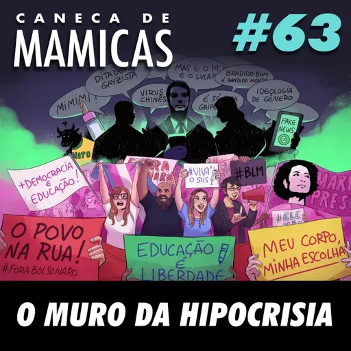 Caneca de Mamicas 63 - O Muro da Hipocrisia