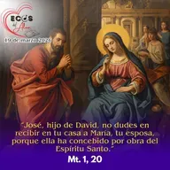 Jueves, 19 de marzo 2026 || Mateo 1, 16.18-21.24