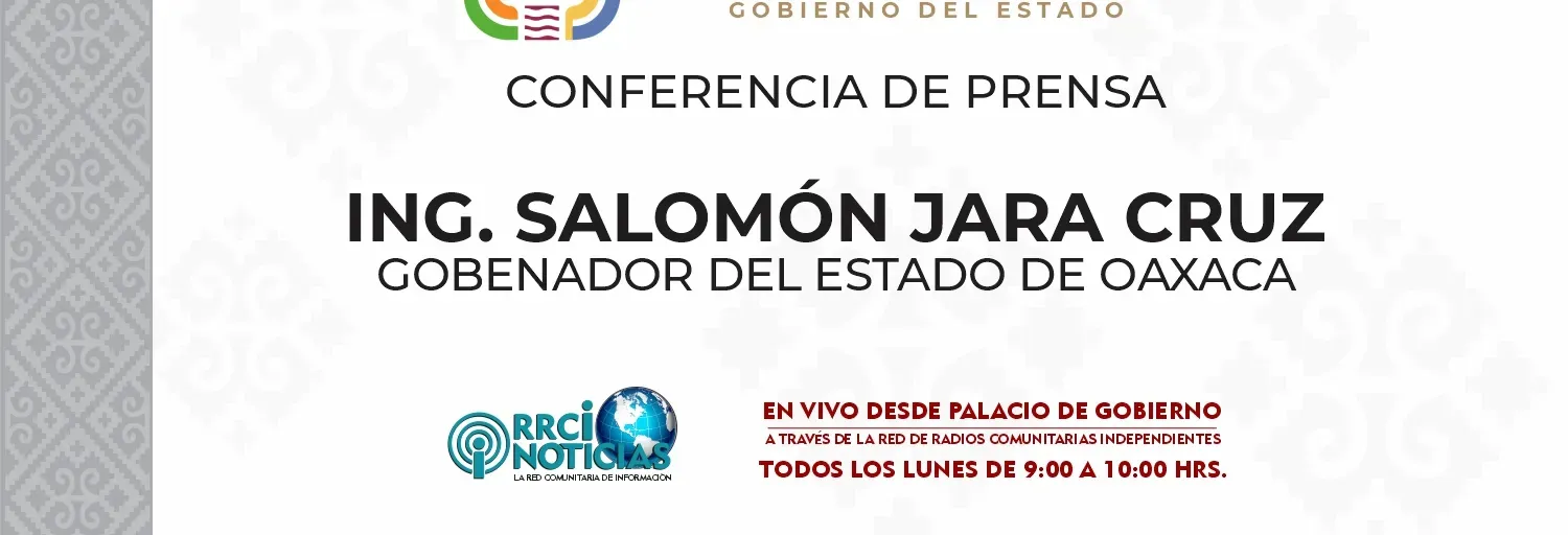 CONFERENCIA DE PRENSA OAXACA