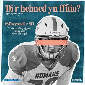'Di'r helmed yn ffitio?