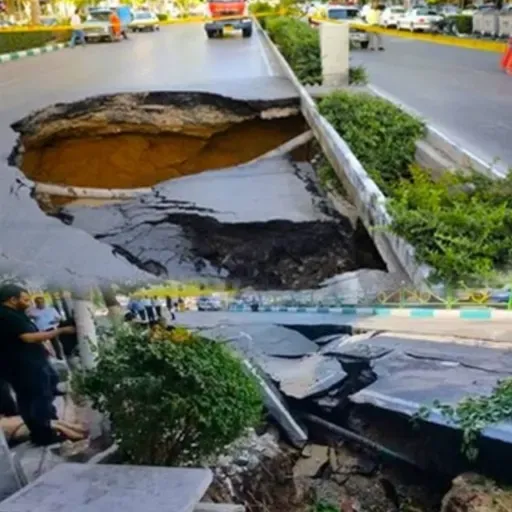 فرو نشست زمین؛ رکورد دیگر تبهکاری رژیم