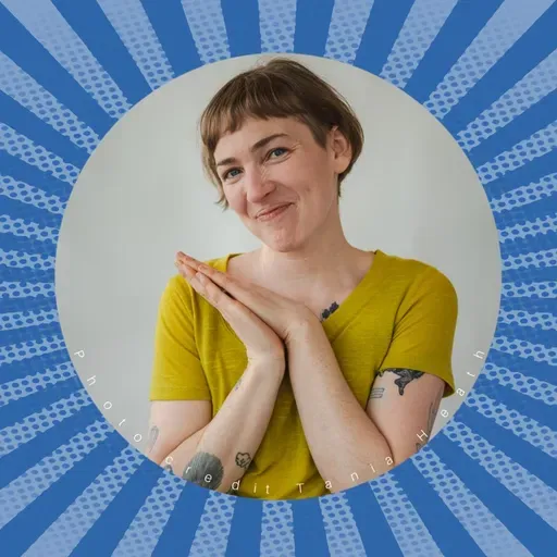 Georgia Webber promotes Drawing Health podcast