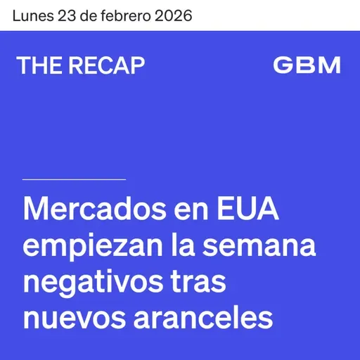 THE RECAP 23-02-26 | Mercados en EUA empiezan la semana negativos tras nuevos aranceles