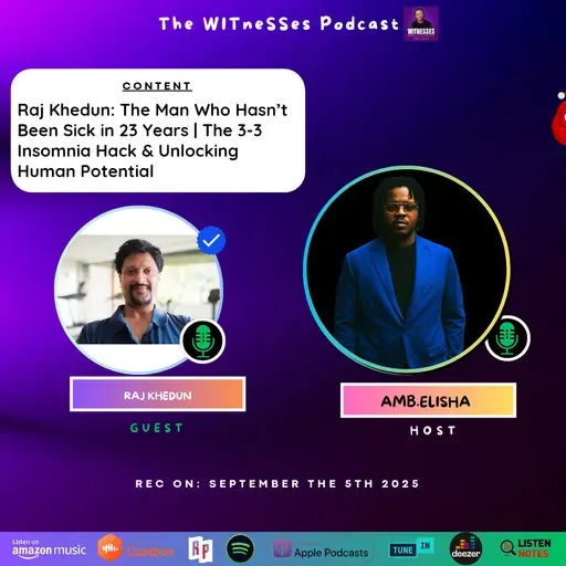 Raj Khedun: The Man Who Hasn’t Been Sick in 23 Years | The 3-3 Insomnia Hack & Unlocking Human Potential