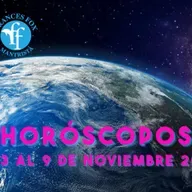 HORÓSCOPOS 3 AL 9 DE NOVIEMBRE 2025