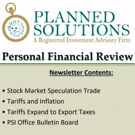 Stock Market Speculation Trade, Tariffs and Inflation & Tariffs Expand to Export Taxes