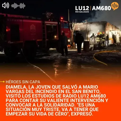 La joven que salvó al hombre del incendio en el San Benito habló en LU12 AM680: "Es una situación muy triste, va a tener que empezar su vida de cero"