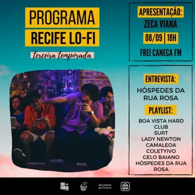 PROGRAMA RECIFE LO-FI #11 | 3ª TEMPORADA | ENTREVISTA COM HÓSPEDES DA RUA ROSA