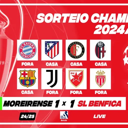 🟩MOREIRENSE 1 x 1 BENFICA🟥