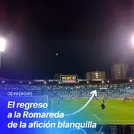 El regreso a La Romareda de la afición blanquilla
