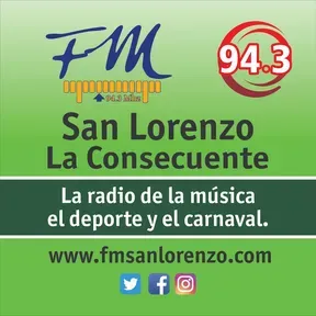 SAN LORENZO 94.3 FM-LA CONSECUENTE...EN VIVO