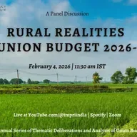 Rural Realities and Union Budget 2026-27 | Panel Discussion IMPRI #webpolicytalk