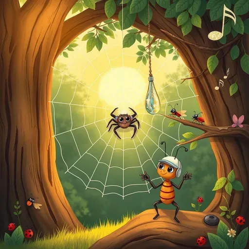 Signálko a tajomstvo tichej pavučiny: Lesné dobrodružstvo s vibráciou