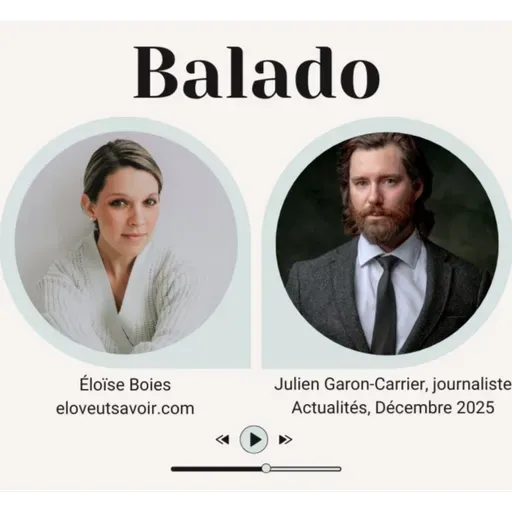 Episode #066 - Politiques soft on crime, immigration massive, terres autochtones, etc avec le journaliste Julien Garon-Carrier