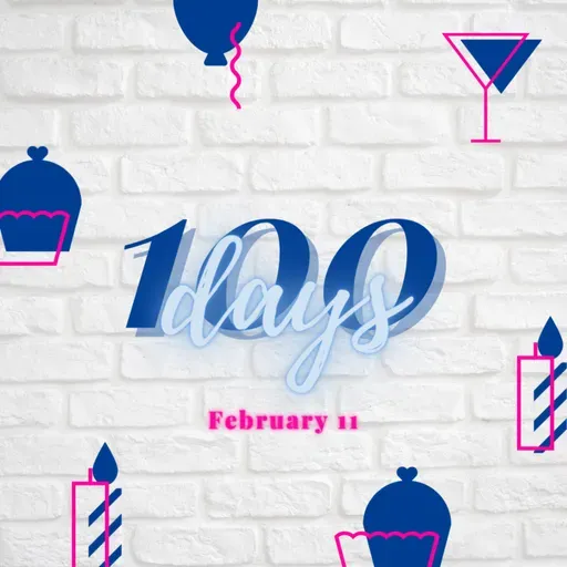 WE’RE TURNING ONE!! (happy birthday 100 Days!)