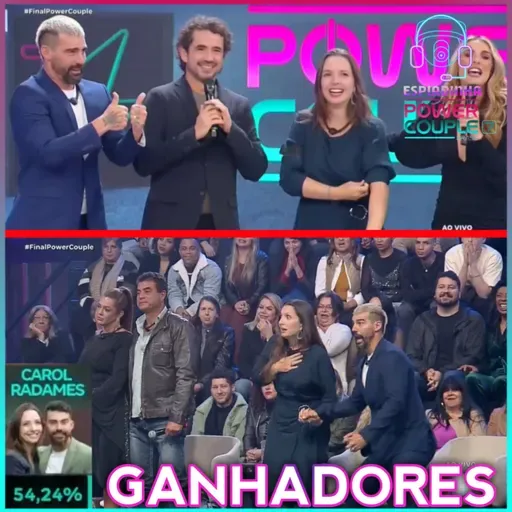 CAROL E RADAMÉS SÃO OS GANHADORES DO POWER COUPLE BRASIL 7!