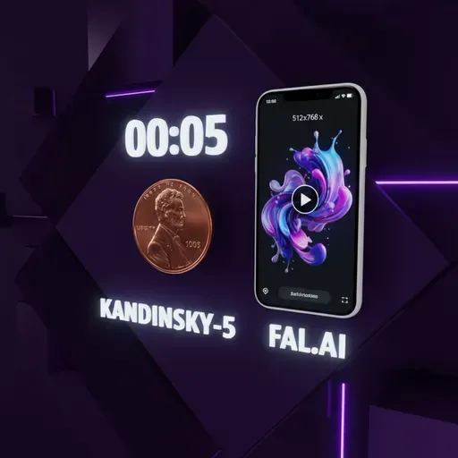 AI Video for a Nickel: Fal Launches $0.01/s Kandinsky-5