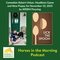 Comedian Robert Urban, Headlines Game and New Puppy for November 10, 2025 by WERM Flooring