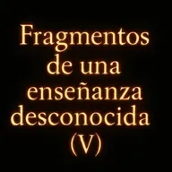 "Fragmentos de una enseñanza desconocida" (V)