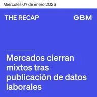 THE RECAP 07-01-26 | Mercados en EE.UU mixtos tras publicación de datos de empleo.