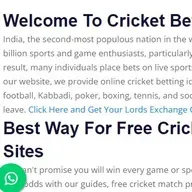 Cricket ID Online