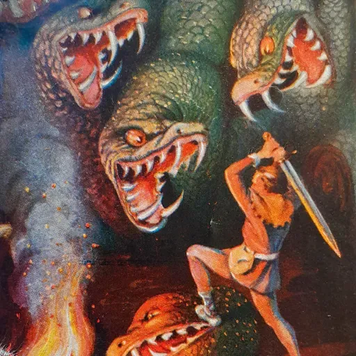El monstruo de las siete cabezas, Cuento Rumano.