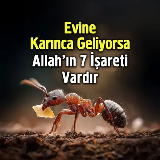 Evine Karınca Geliyorsa Allahın 7 İşareti Vardır