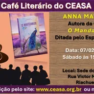 Café Literário do CEASA - 07.02.2026 - Anna Mateus - Livro Mandarin - Esp. Ying