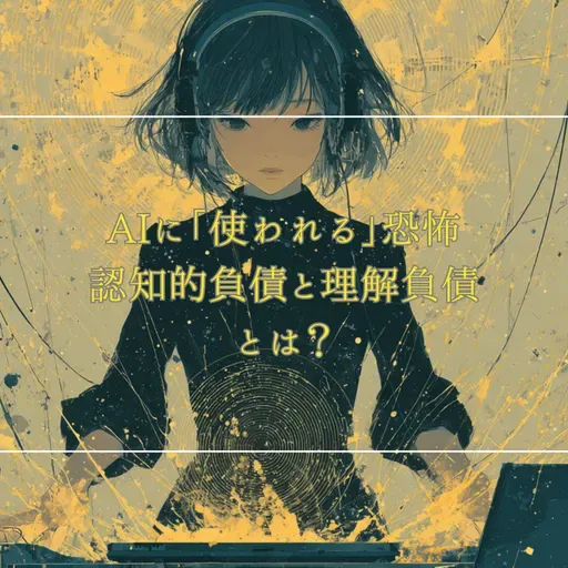 #3-17 AIに「使われる」恐怖。認知的負債と理解負債とは？